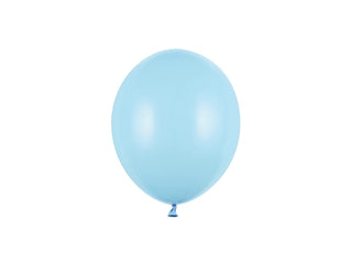 Latexballonger 12 cm, pastell babyblå, 100-pack
