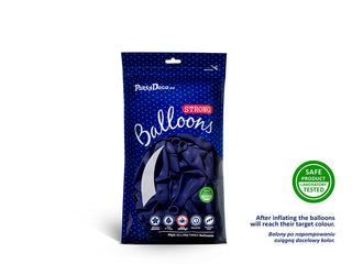 Latexballonger 12 cm, pastell kungsblå, 100-pack