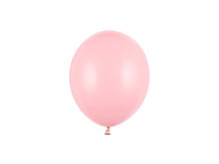 Latexballonger 12 cm, pastell babyrosa, 100-pack