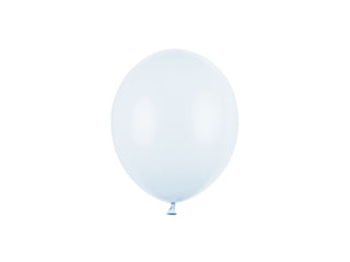 Latexballonger 12 cm, pastell ljus dimblå, 100-pack