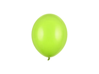Latexballonger 12 cm, pastell limegrön, 100-pack