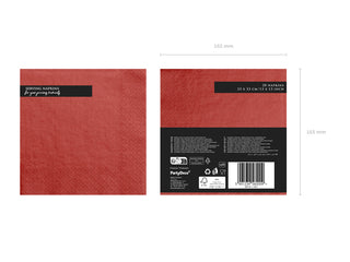 Red Napkins 20-pack