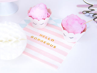 Servetter Yummy – Hello Gorgeous, ljusrosa, 33x33 cm, 20-pack