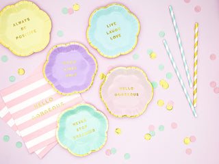 Servetter Yummy – Hello Gorgeous, ljusrosa, 33x33 cm, 20-pack