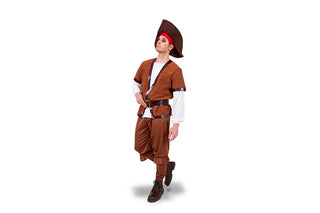 Piratkostym Caribbean, storlek L–XL