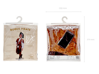 Piratkostym Caribbean, storlek L–XL