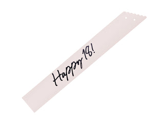 Sash Happy 18, gräddvit, 76 cm