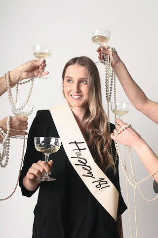Sash Happy 18, gräddvit, 76 cm