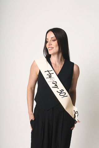 Sash Happy 30, gräddvit, 76 cm