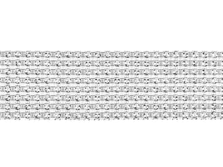 Strassband silver 4cm x 9m