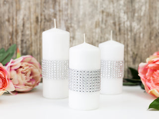 Strassband silver 4cm x 9m