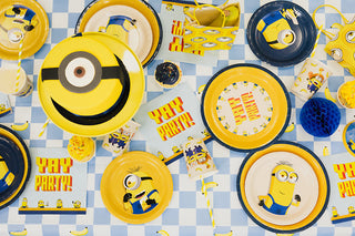 Papperstallrikar Minions, 18 cm, mix