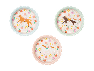 Paper plate Horse Mix, 6-pack