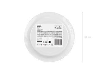 Papperstallrikar 6-pack 18cm