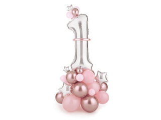 DIY Balloon Kit No. 1 Pink&amp;Silver