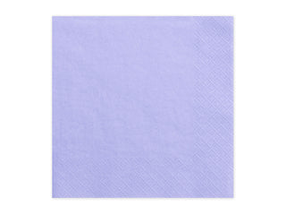 light purple napkins 20-pack