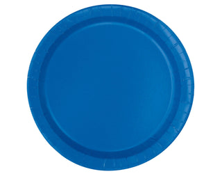 Paper plates blue 16-pack 21.9cm