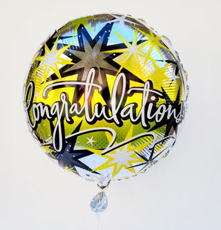 Foil balloon congratulations