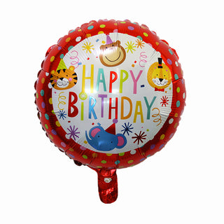 Foil balloon birthday circus