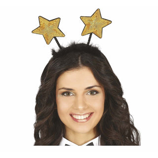 Diadem Star Gold Glitter