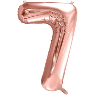 Siffer Heliumballong 86cm Rosé