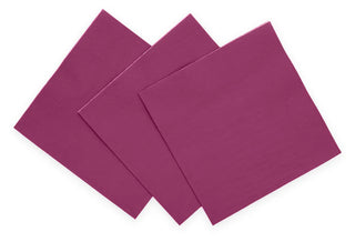 Napkins 3-layer 33x33cm, Available in several colours