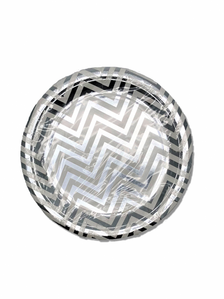 Paper plates Small Silver ZigSack 6-pack