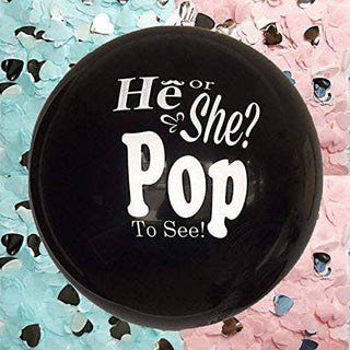 she or he? pop to see heliumballong 78cm