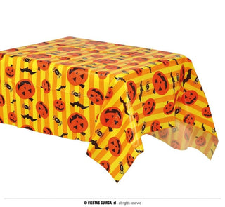 Halloween pumpkin tablecloth