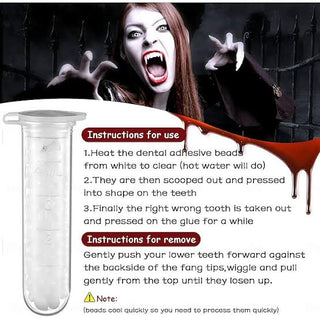 Häftmassa till Vampyrtänder (10g) – Termoplast för Löständer
