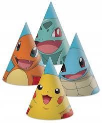 Pokémon Partyhattar 6-pack