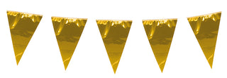 Vimpel XL Mettalic guld (45x30 cm), 10m