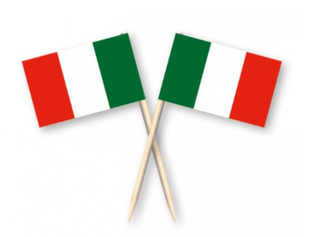 cocktailflagga italien 50-pack