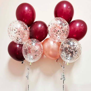 Helium Balloon Bouquet Confetti 7pcs