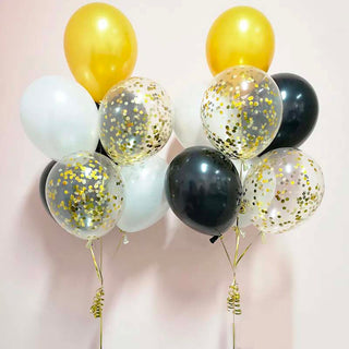 Helium Balloon Bouquet Confetti 7pcs