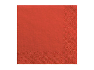 Red Napkins 20-pack