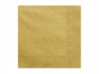 large gold napkins 20-pack