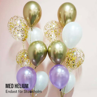 Helium balloon bouquet 7 pcs