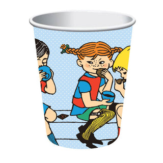 pippi longstocking paper cups 8-pack
