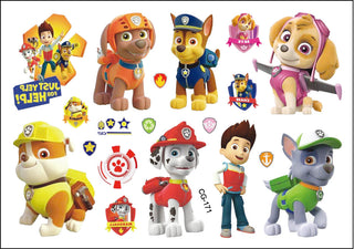 Paw Patrol Tatueringar/gnuggisar