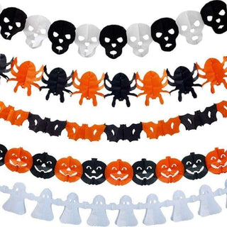 Pappersgirland halloween 2,8m