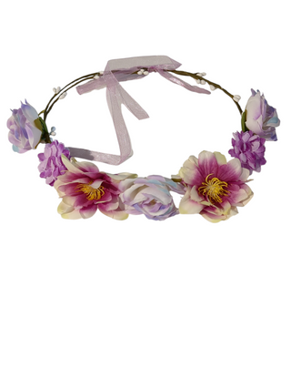 Blomkrona Sommar, Lila & Cerise Rosa