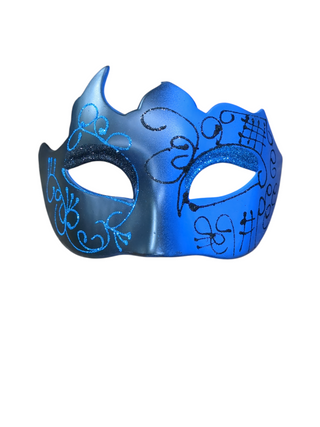 svart/blå mask