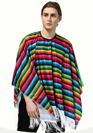 Mexikansk Poncho One Size