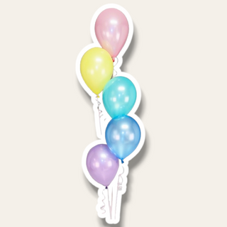 latex balloon bouquet 5 pcs