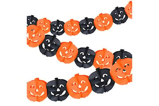 Pappersgirland halloween 2,8m