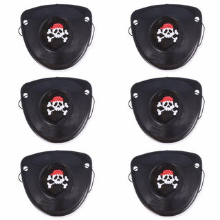 Pirate eye patch 6-pack