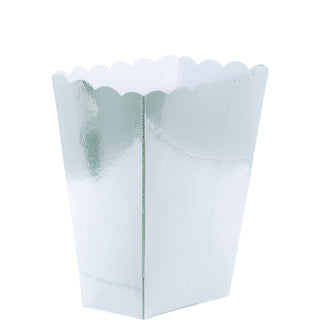 Popcorn cups Silver 6-pack