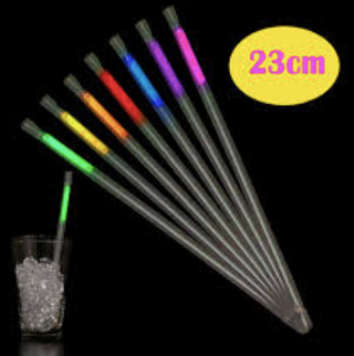 Glowstick Straws 3-pack