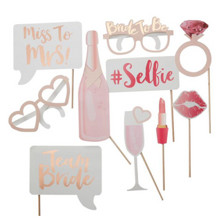 bride to be party photobooth